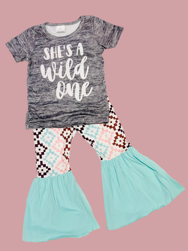 She’s A Wild One 2pc Flared Set