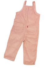 Load image into Gallery viewer, Rose Pink Corduroy Levi’s Overall Bibs
