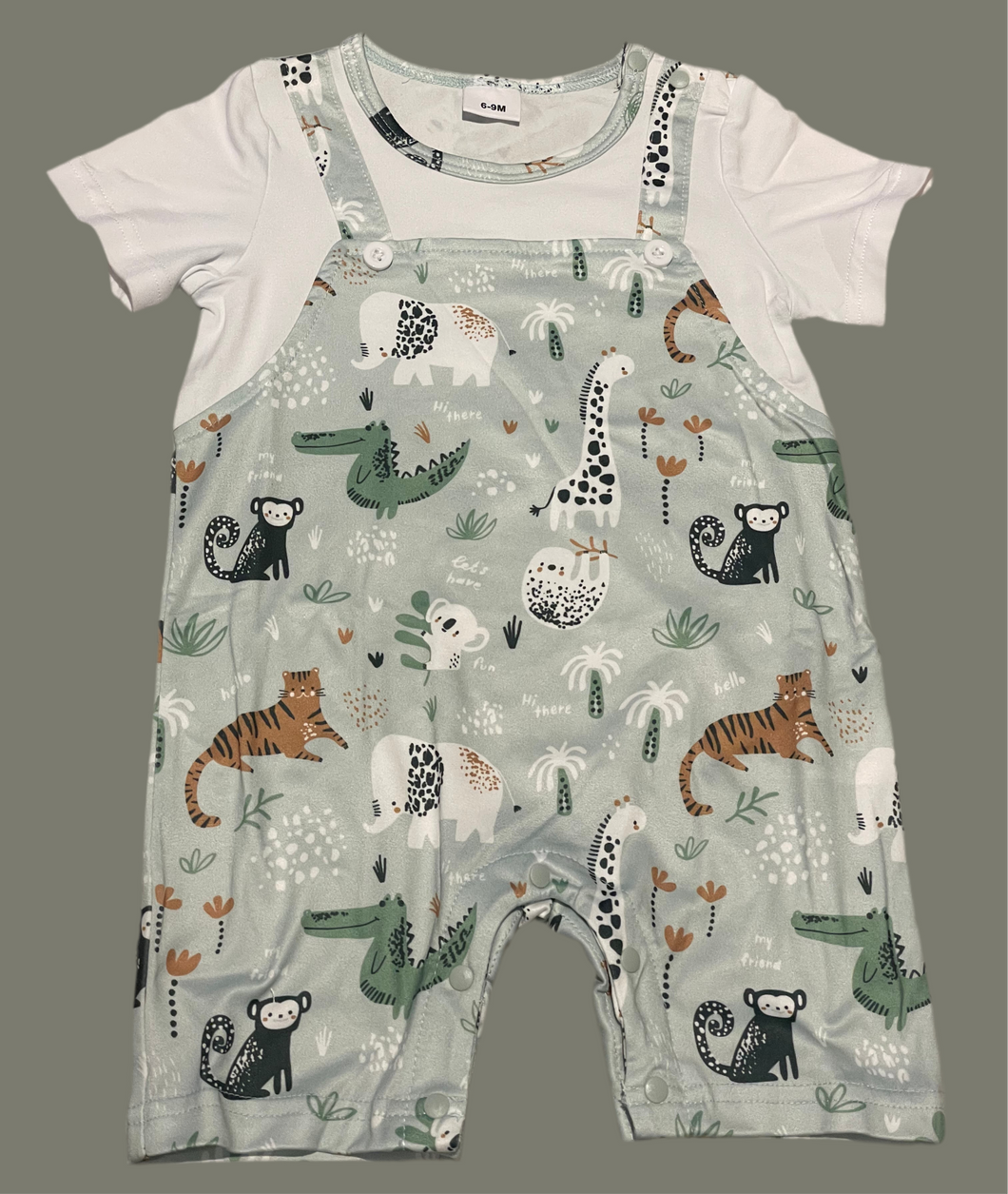 Zoo Animals Baby Romper