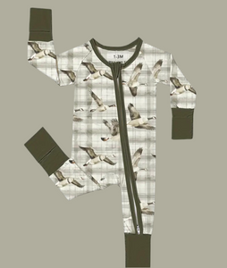 Soft Bamboo Double Zipper Sleeper With Hand & Foot Cuffs