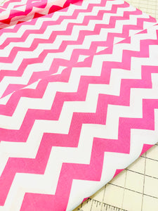 Bubble pink chevron