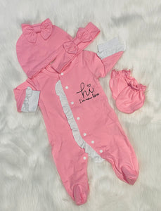 Hi I’m New Here 5 pc Newborn Set