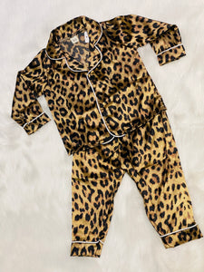 Leopard Satin PJs