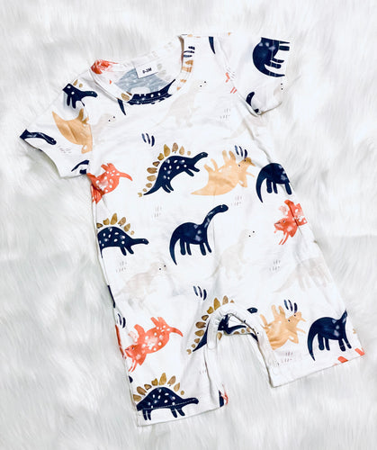 Baby Boy Dinosaur Romper