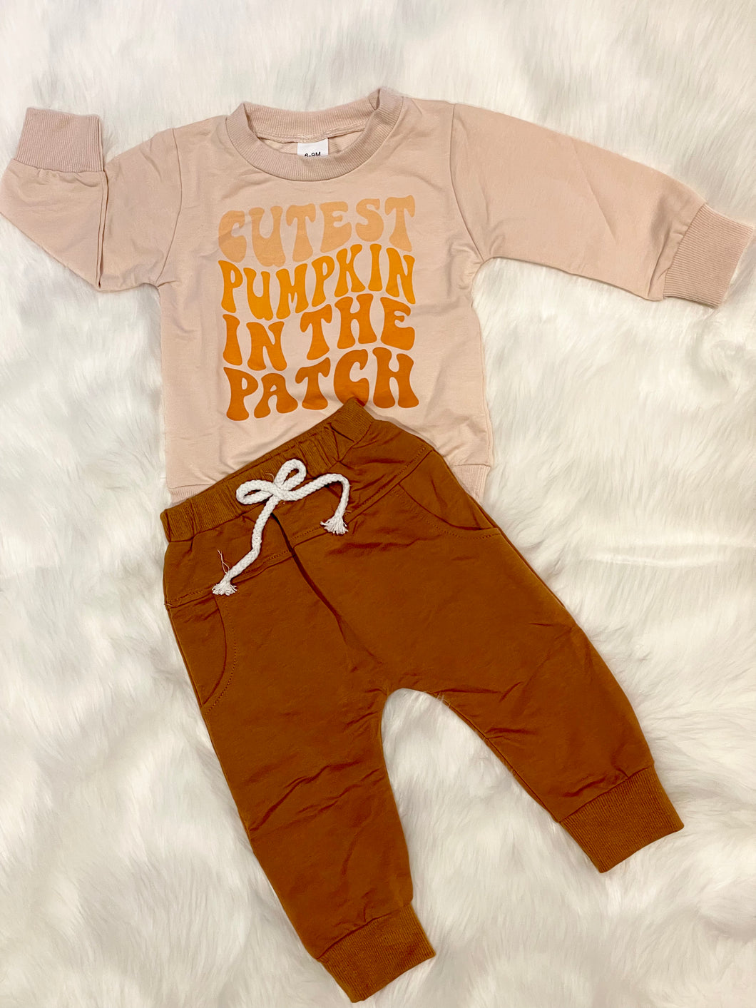 Cutest Pumpkin In The Patch 2 pc Jogger Set