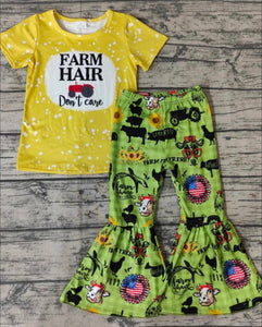 Farm Hair Dont Care 2pc Bell/Flare Pant Set