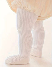 Load image into Gallery viewer, Baby Girl Full Tights/white