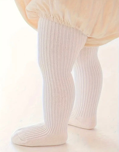 Baby Girl Full Tights/white