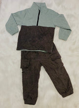 Load image into Gallery viewer, 2pc Soft Corduroy Pull Over/Half Zipper Set