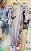 Load image into Gallery viewer, Soft Tie Knot Gown 3pc Set