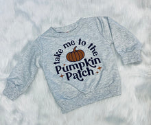 Load image into Gallery viewer, Take Me To The Pumpkin Patch Unisex Sweatshirt