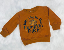 Load image into Gallery viewer, Take Me To The Pumpkin Patch Unisex Sweatshirt