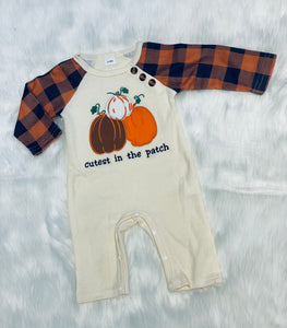 Cutest In The Patch Fall Romper