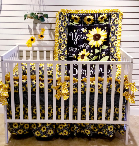 Sunflower- You Are My Sunshine - Baby Bedding Collection