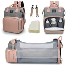 Load image into Gallery viewer, 🎈SALE🎈The Ultimate Diaper Bag/Bassinet/Changing Pad All In One