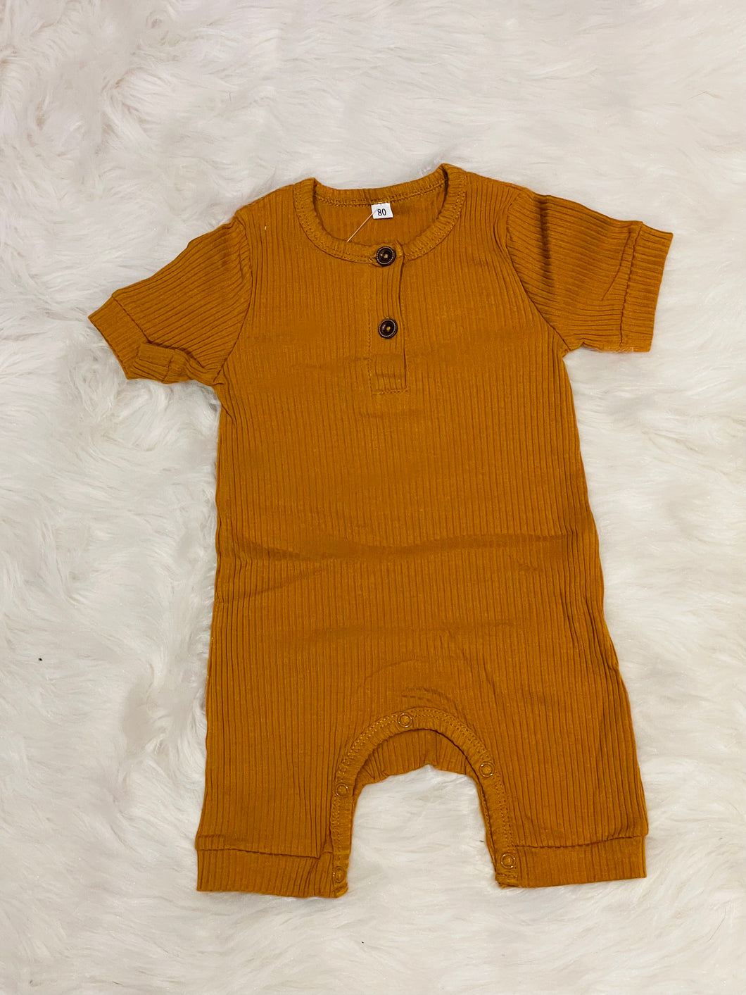 🎈CLEARANCE 🎈Honey Mustard Unisex Romper