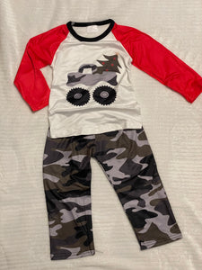 Boys 2pc Camo Christmas Set