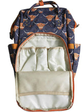 Load image into Gallery viewer, Highland Heifer/Western Cow Diaper Bag/Back Pack