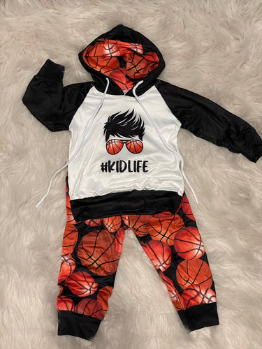 🎈SALE🎈Boys Basketball Hoodie/Jogger 2pc Set