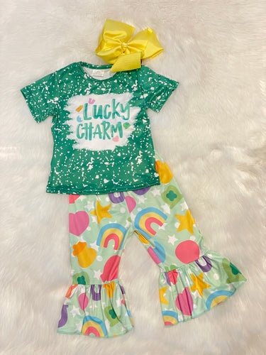 Lucky Charm 2 pc Bell Bottom Set