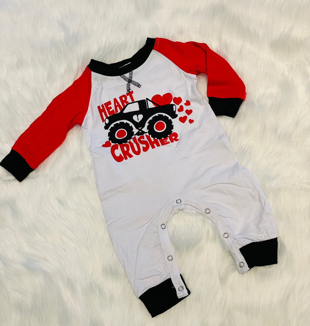 Heart Crusher Boy Romper