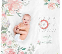 Load image into Gallery viewer, Cutie Captures Milestone Blanket