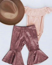 Load image into Gallery viewer, 🎈CLEARANCE 🎈Mauve Cheetah Bell Bottoms