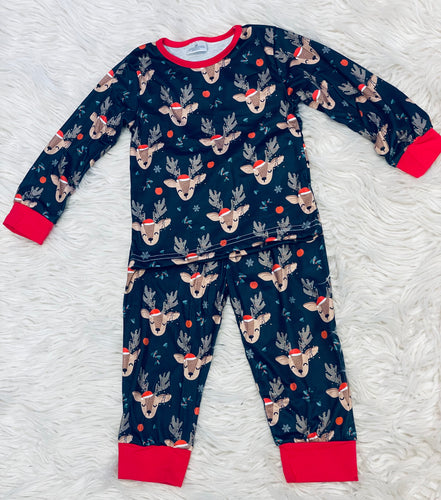 Boy/Girl Reindeer PJ Set