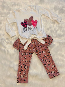 🎈SALE🎈Be Mine Valentines 2pc Skirt Overlay Set