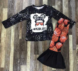 🎈SALE🎈Girls Basketball 2pc Bell Bottom Set